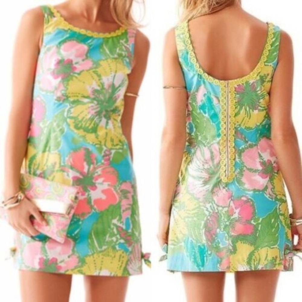 Lilly Pulitzer Shorefly Blue Delia shift